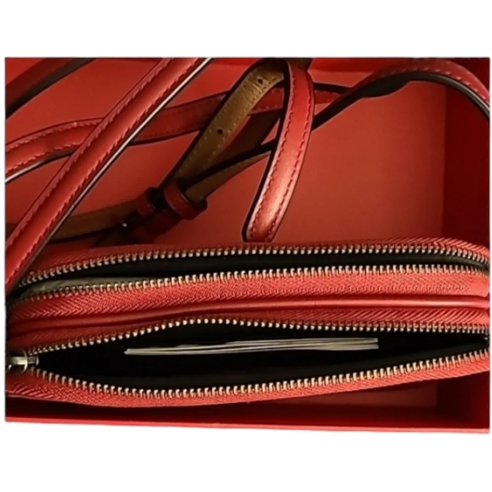 Coach x Disney Mickey Red Crossbody Pouch Bag Leather Limited Edition NWT - Picture 5 of 6